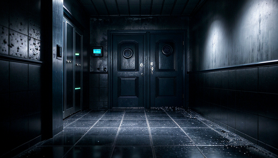 深夜ファミレス。床が、俺を見る